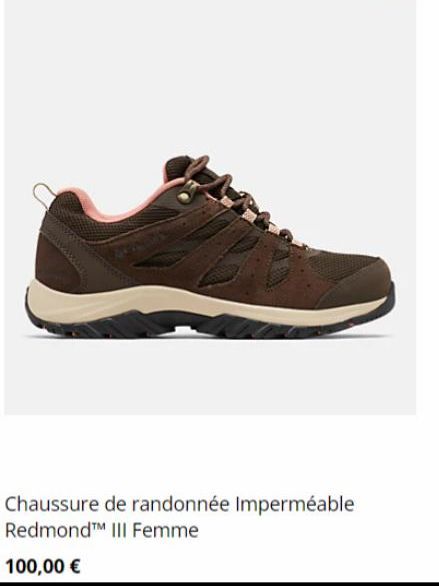 Chaussure de randonnée Imperméable  RedmondTM III Femme  100,00 € 