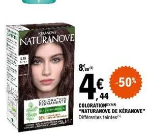 kranove  naturanove  30%  sploration  88(1)  4€ -50%  44 coloration(4) "naturanove de kéranove" différentes teintes!) 
