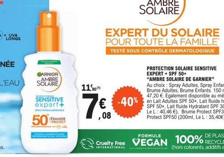 protection solaire Garnier