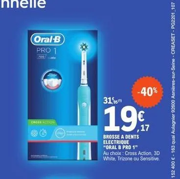 brosse à dents électrique oral-b