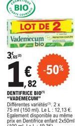 dentifrice Vademecum