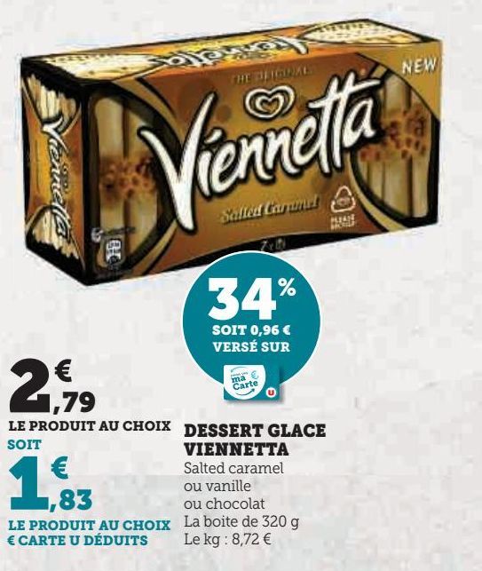 dessert glace Viennetta