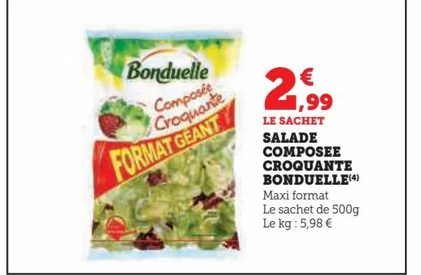 salade composee croquante bonduelle