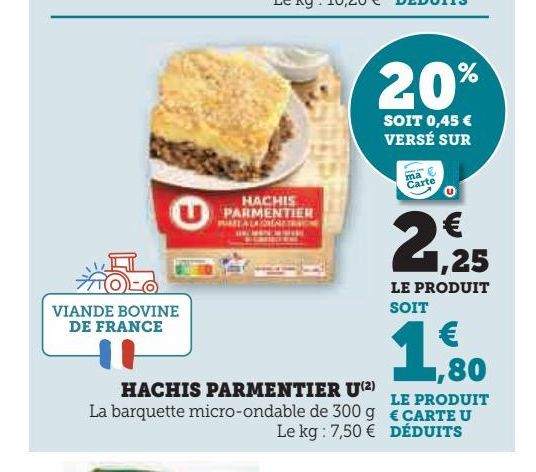 hachis parmentier U