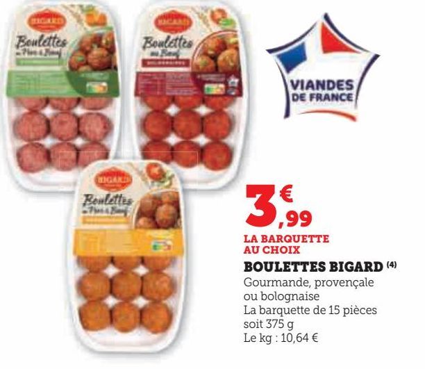 BOULETTES BIGARD