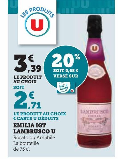 EMILIA IGT LAMBRUSCO U