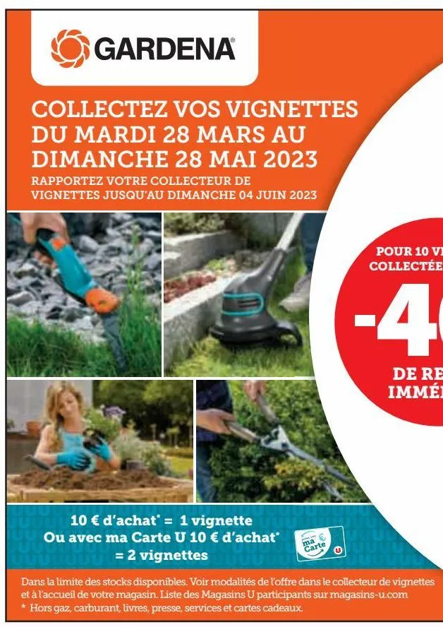 collectez vos vignettes du mardi 28 mars au dimanche 28 mai 2023