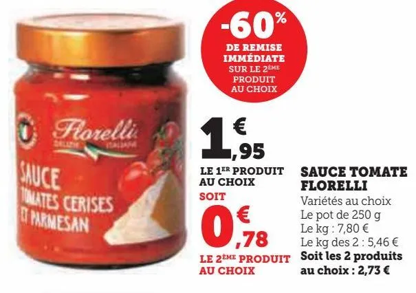 sauce tomate florelli