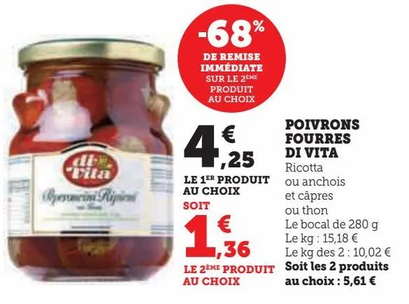 poivrons fourres di vita