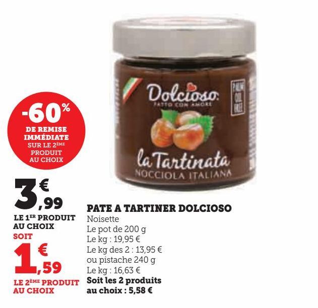 PATE A TARTINER DOLCIOSO