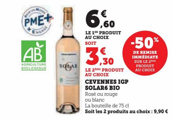 CEVENNES IGP SOLAR6 BIO