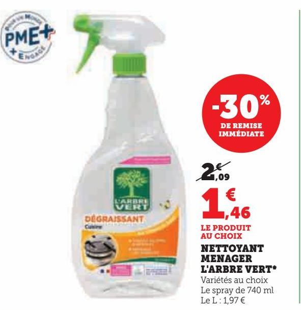 NETTOYANT  MENAGER  L'ARBRE VERT*