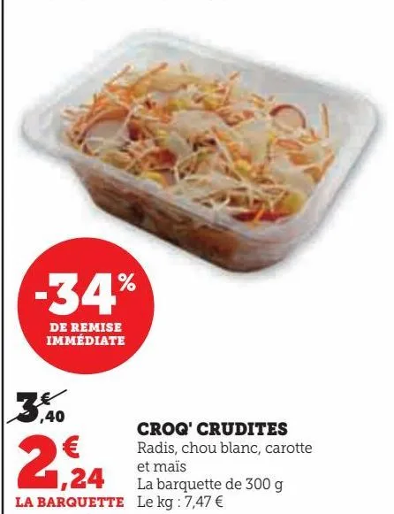 croq crudites