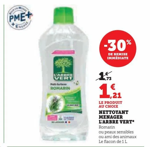 nettoyant menager l'arbre vert