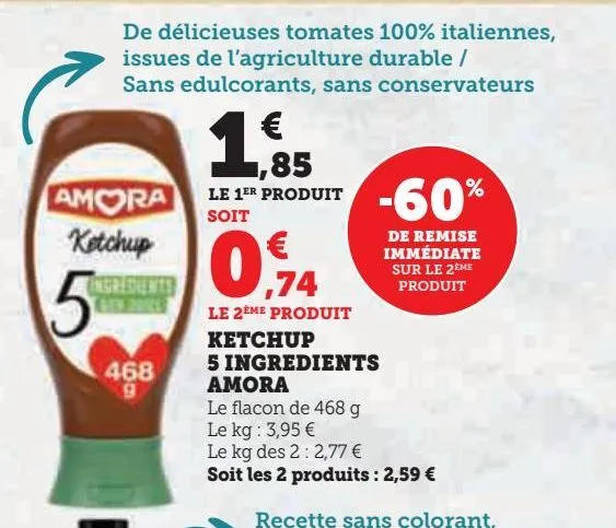 ketchup 5 ingredients amora