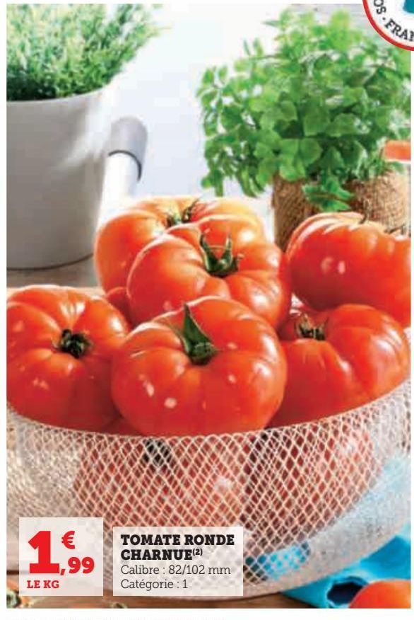 TOMATE RONDE CHARNUE