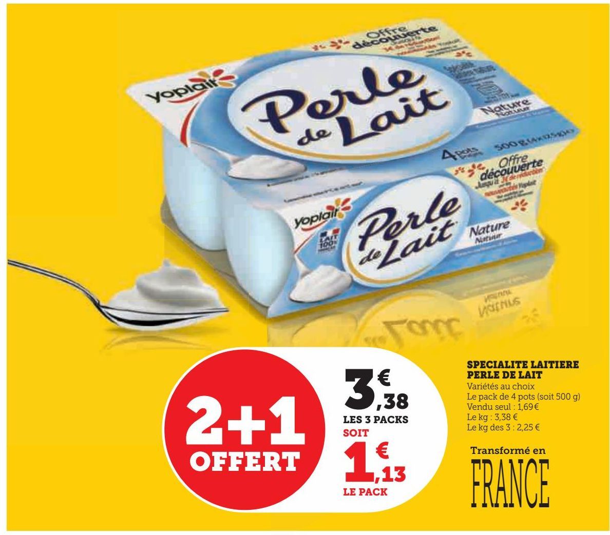 SPECIALITE LAITIERE PERLE DE LAIT