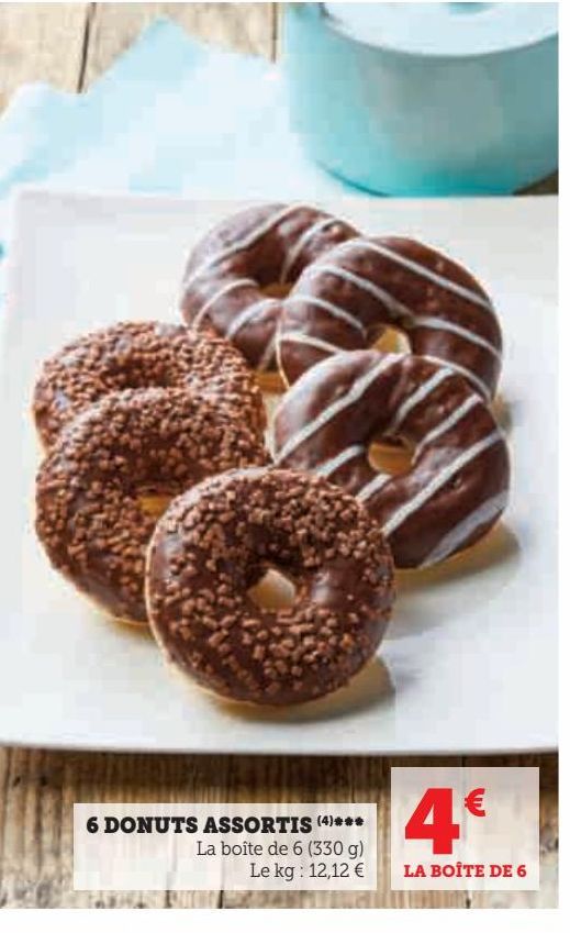 6 DONUTS ASSORTIS