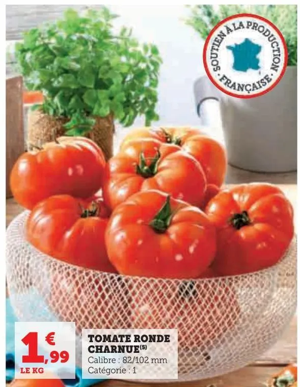 tomate ronde charnue