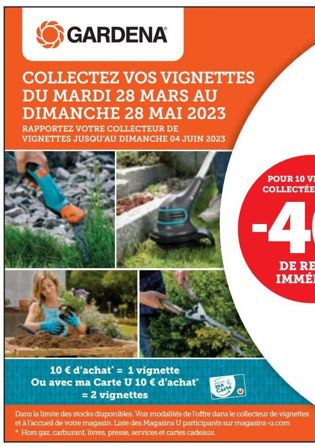 COLLECTEZ VOS VIGNETTES DU MARDI 28 MARS AU DIMANCHE 28 MAI 2023