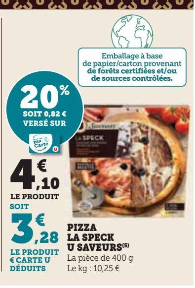 PIZZA LA SPECK U SAVEURS