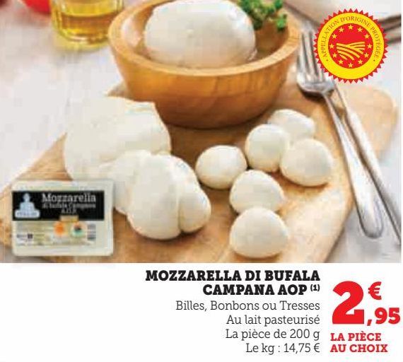 MOZZARELLA DI BUFALA CAMPANA AOP