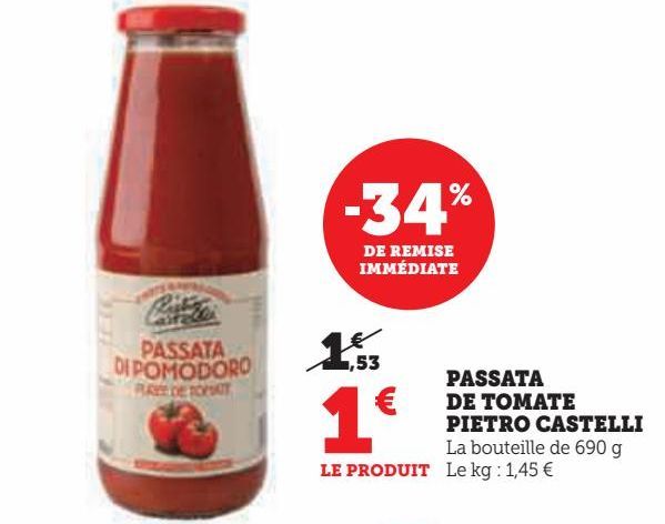 PASSATA DE TOMATE PIETRO CASTELLI