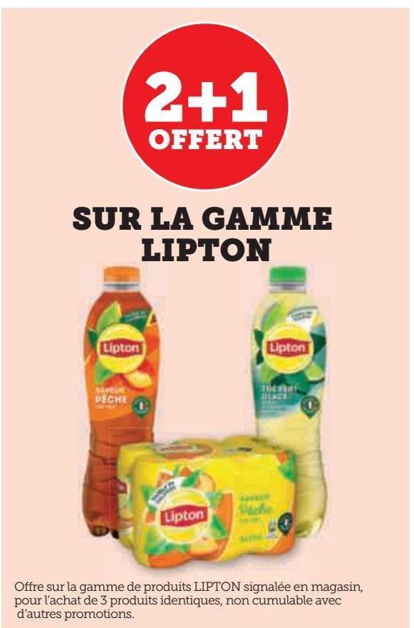 SUR LA GAMME LIPTON