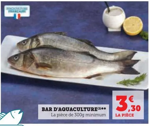 bar d'aquaculture