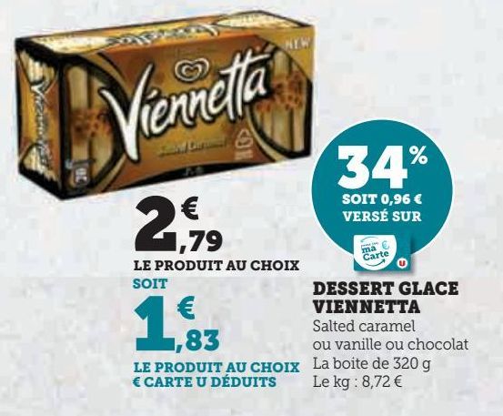 DESSERT GLACE VIENNETTA