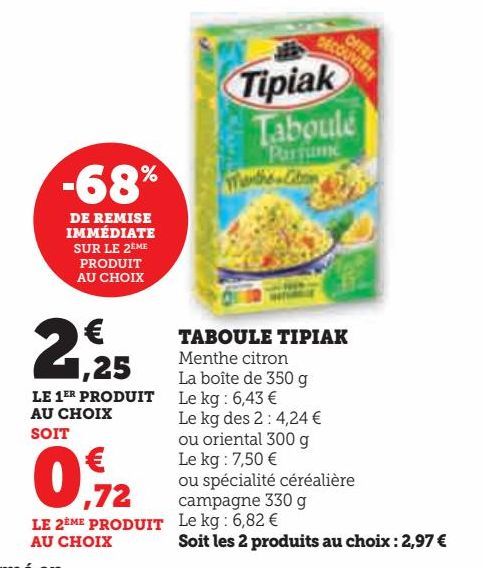 TABOULE TIPIAK