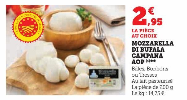 MOZZARELLA DI BUFALA CAMPANA AOP