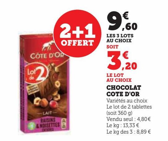 CHOCOLAT COTE D'OR