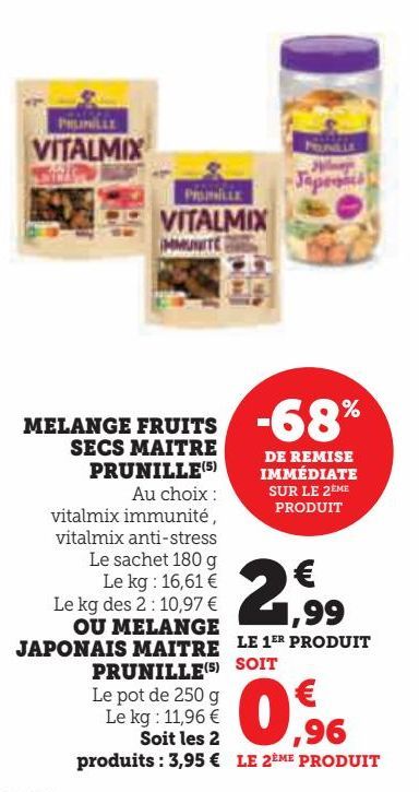 MELANGE FRUITS SECS MAITRE PRUNILLE