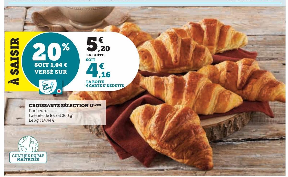 8 CROISSANTS SELECTION U