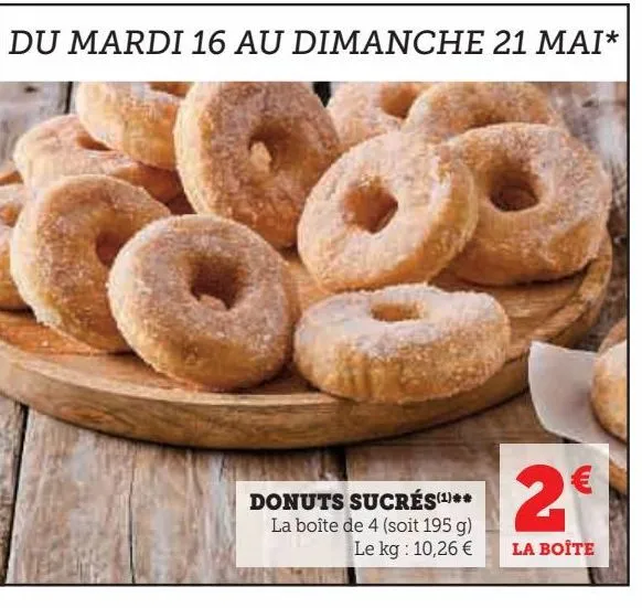 donuts sucres