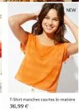 T-shirt manchescourtes bi-matière offre à 36,99€ sur Jacqueline Riu