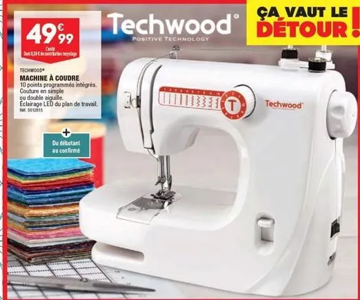 machine à coudre techwood