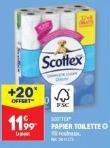 papier toilette scottex