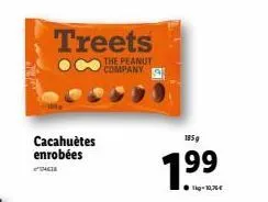 cacahuètes enrobées  g  treets  the peanut company  1859  199  1.2 