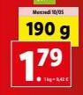 Mercredi 10/05  190 g  17⁹  kg-842€ 