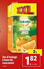 jus d'orange Orange