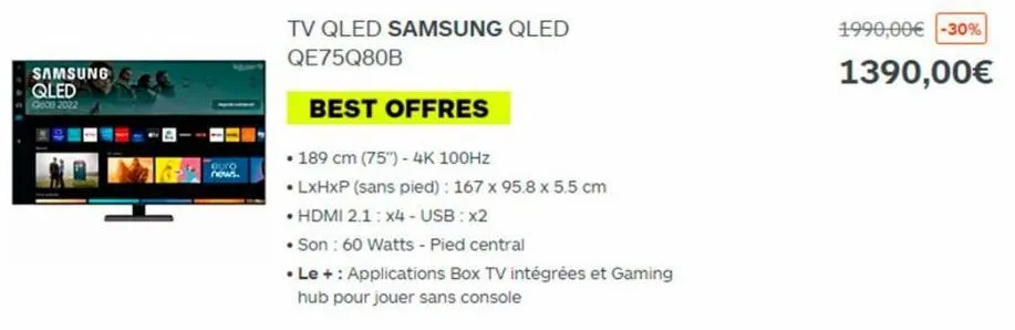 téléviseur samsung