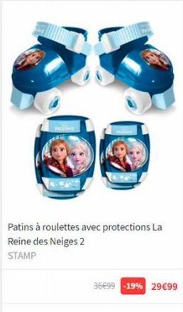 Patins à roulettes avec protections La Reine des Neiges 2  STAMP  36699 -19% 29€99 