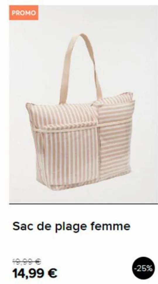 sac de plage femme