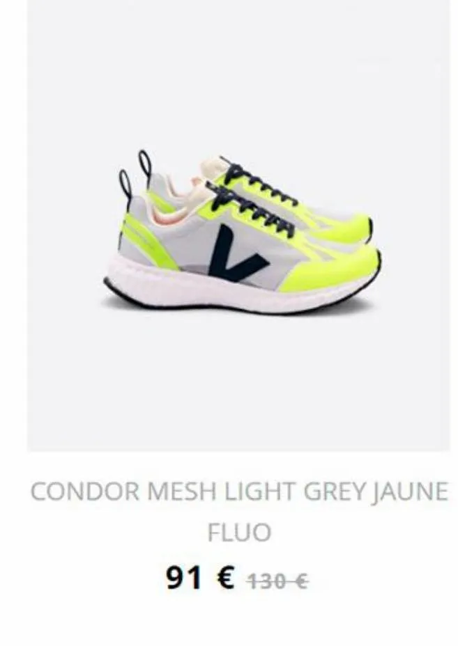 condor mesh light grey jaune fluo