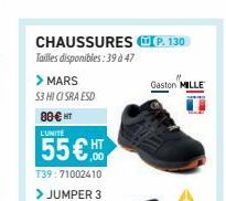 chaussures Mars