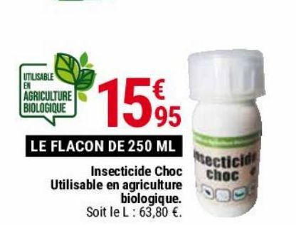 insecticide choc utilisable en agriculture biologique