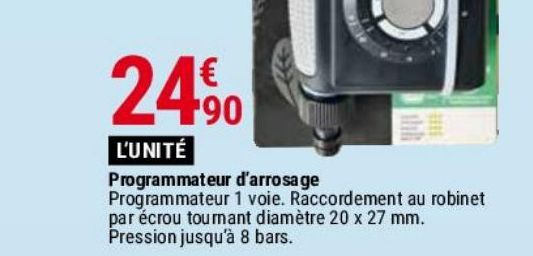 programmateur d'arrosage