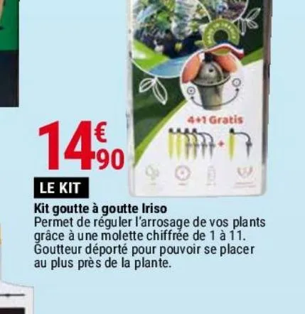 kit goutte à goutte iriso